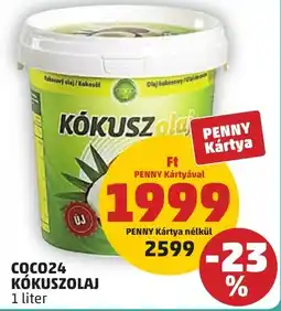 PENNY Coco24 kókuszolaj ajánlat