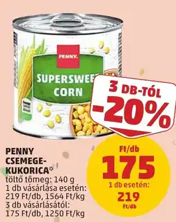 PENNY Penny csemege-kukorica ajánlat