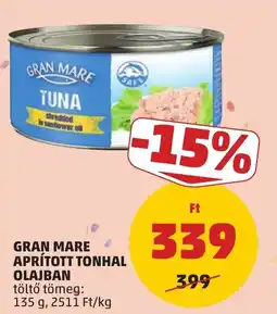 PENNY Gran mare aprított tonhal olajban ajánlat