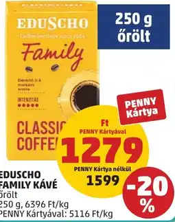 PENNY Eduscho family kávé ajánlat