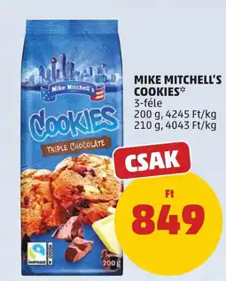 PENNY Mike Mitchell's cookies triple chocolate ajánlat