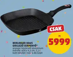 PENNY Berlinger Haus Grillező serpenyő ajánlat