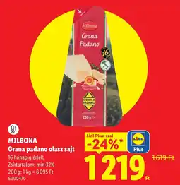 Lidl milbona grana padano olasz sajt ajánlat
