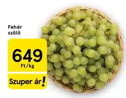 Tesco Fehér szőlő ajánlat