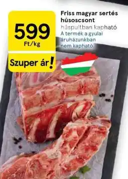 Tesco Friss magyar sertés-húsoscsont ajánlat