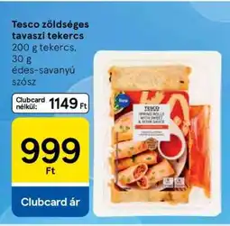 Tesco Tesco zöldséges tavaszi tekercs ajánlat