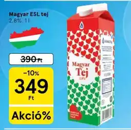 Tesco Magyar ESL tej ajánlat