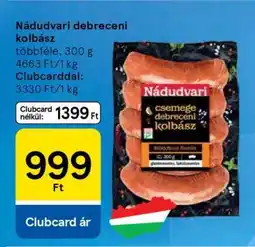 Tesco Nádudvari debreceni kolbász ajánlat