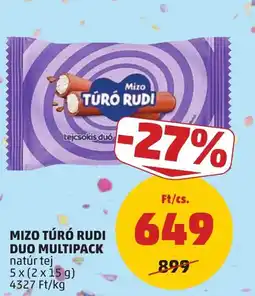 PENNY Mizo túró rudi duo multipack ajánlat