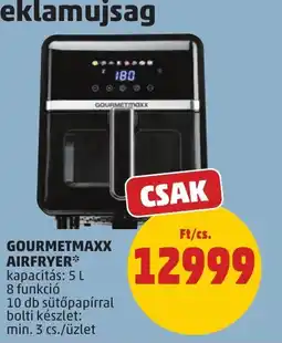 PENNY Gourmetmaxx airfryer ajánlat