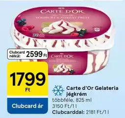 Tesco Carte d'Or Gelateria jégkrém ajánlat