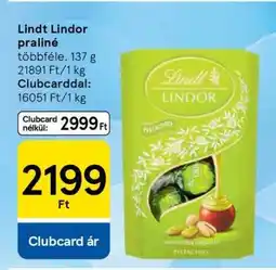 Tesco Lindt Lindor praliné ajánlat