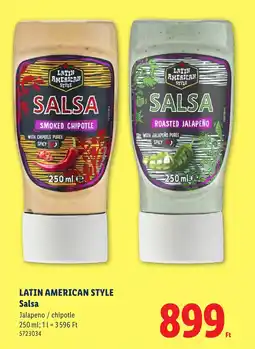 Lidl Latin american style salsa ajánlat