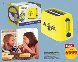 PENNY Minions kenyépirító ajánlat