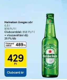 Tesco Heineken üveges sör ajánlat