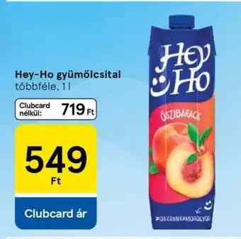 Tesco HEY-HO GYÜMÖLCSITAL ajánlat