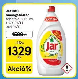 Tesco Jar kézi mosogatószer ajánlat