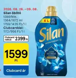 Tesco SILAN Öblítő ajánlat