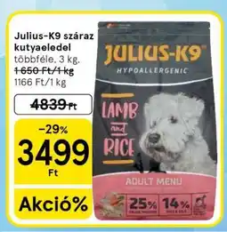Tesco Julius-K9 száraz kutyaeledel ajánlat