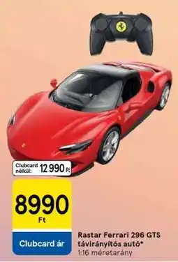 Tesco Rastar Ferrari 296 GTS távirányítós autó ajánlat