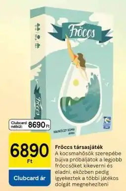 Tesco FRÖCCS TÁRSASJÁTÉK ajánlat