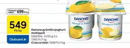 Tesco Danone gyümölcsjoghurt multipack ajánlat