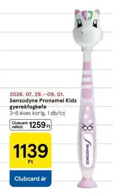 Tesco Sensodyne Pronamel Kids gyerekfogkefe ajánlat