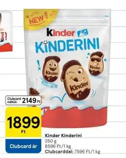 Tesco Kinder Kinderini ajánlat