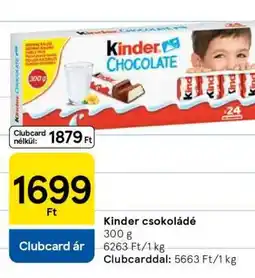 Tesco KINDER Csokoládé ajánlat