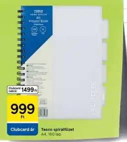 Tesco Tesco spirálfüzet ajánlat