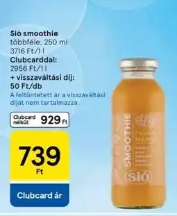 Tesco Sió Smoothie ajánlat
