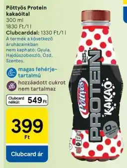 Tesco Pöttyös Protein kakaóital ajánlat