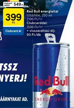 Tesco Red Bull energiaital ajánlat