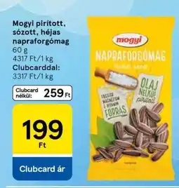 Tesco Mogyi pirított, sózott, héjas napraforgómag ajánlat
