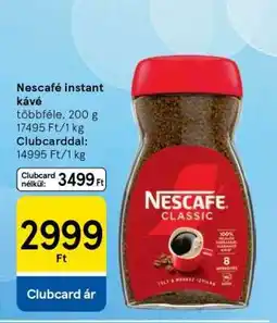 Tesco NESCAFÉ Instant kávé ajánlat