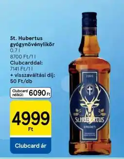 Tesco St. Hubertus gyógynövénylikőr ajánlat
