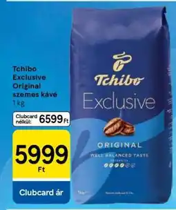 Tesco Tchibo Exclusive Original szemes kávé ajánlat