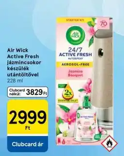 Tesco Air Wick Active Fresh jázmincsokor készülék utántöltővel ajánlat
