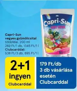 Tesco Capri-Sun vegyes gyümölcsital ajánlat