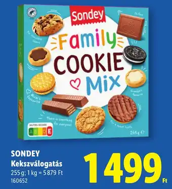 Sondey family cookie mix