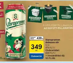 Tesco Staropramen dobozos sör ajánlat