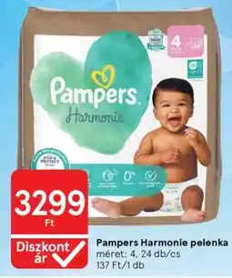 Tesco Pampers Harmonie pelenka ajánlat