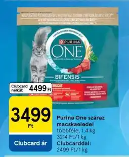 Tesco Purina ONE Száraz Macskaeledel ajánlat