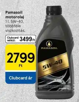 Tesco Pamasoil motorolaj ajánlat