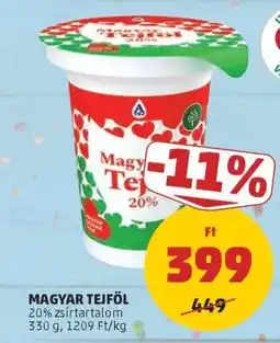 PENNY Magyar tejföl ajánlat