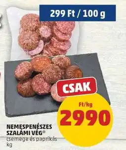 PENNY NEMESPENÉSZES SZALÁMI VÉG ajánlat