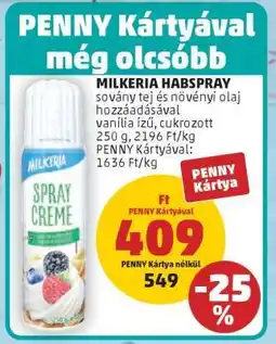 PENNY MILKERIA HABSPRAY ajánlat