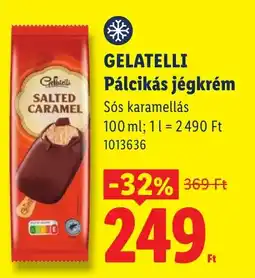 Lidl Gelatelli pálcikás jégkrém ajánlat
