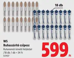 Lidl W5 ruhaszáritó csipesz ajánlat