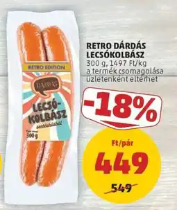 PENNY RETRO DÁRDÁS LECSÓKOLBÁSZ ajánlat